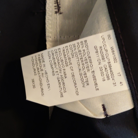 NWT Dickies Dark Blue Flat Front Work Pants - Picture 6 of 6